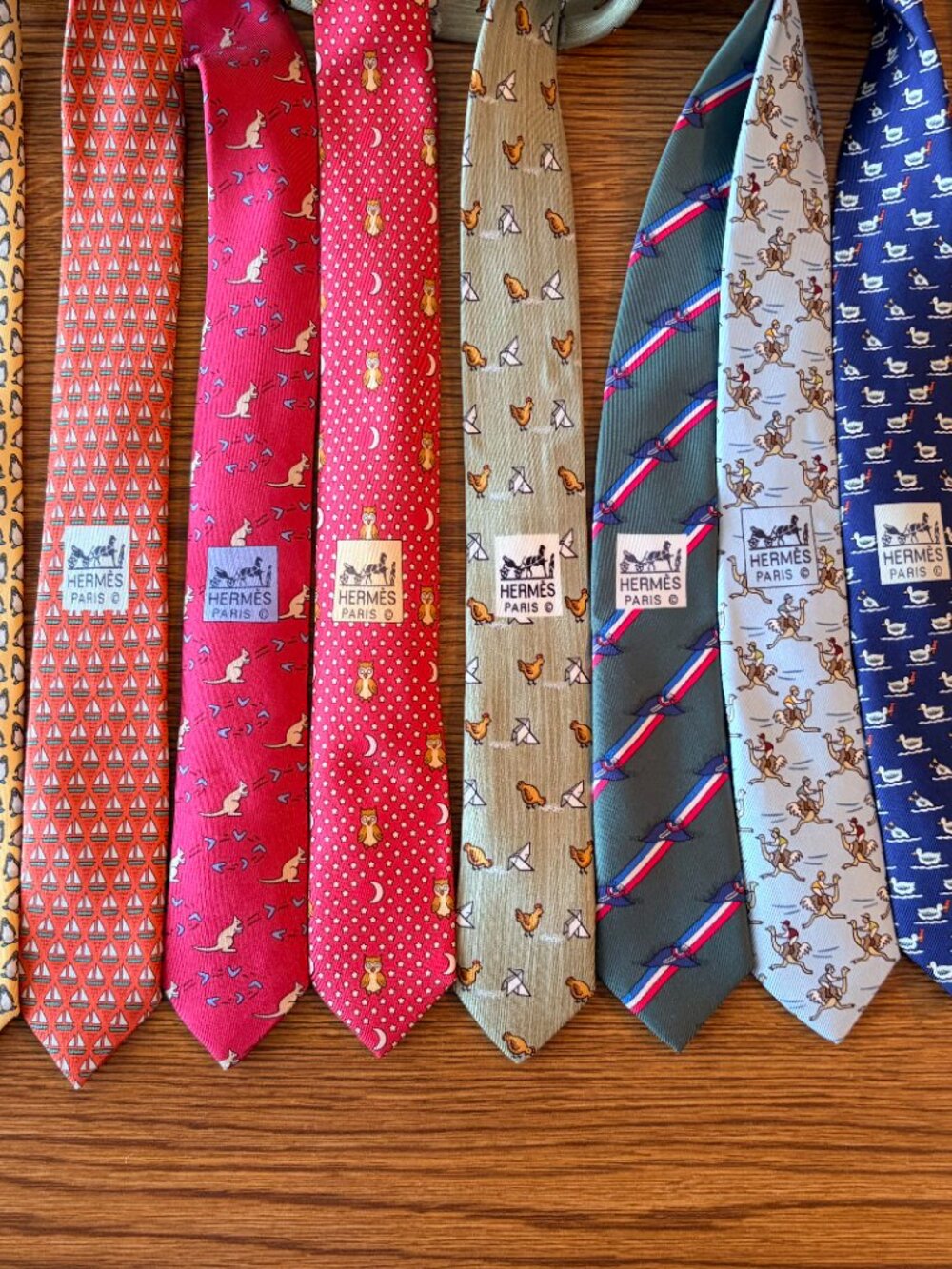 Vintage Hermes neckties $70 each - Picture 15 of 16